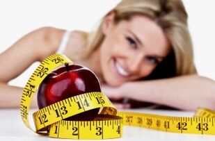 яблоки и сантиметры для похудения